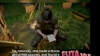 FUTA3DX - Huge-titted COUGAR Soldier Found & Porked By Hermaphroditism Elves at Campground