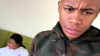 Big Cock Guy Licking And Fucking Ebony Pussy