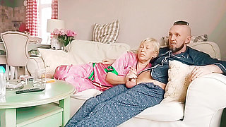 Taboo sex, Stepmom watches movies, and I her mouth