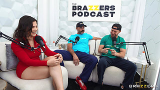 Brazzers - Valentina Nappi Takes Two Cocks After Podcast
