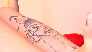 Beautiful Femdom Latina Tattooed Humiliates You in Spanish While You Look at Her Feet
