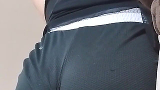 With My Neighbor in Rich Mini Shorts