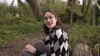 Petite Horny Teen Fucked in Public Park - Almost Caught! - Outdoor