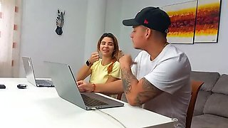 My Neighbor's Huge Cock Fucks Me Hard - Amateur Homemade Sex with Passionsecret07