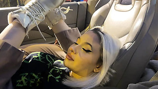 Amateur Teen Nka Legran Gives Free Hard Fuck in POV Doggy Style - Big Ass Slut Creampied