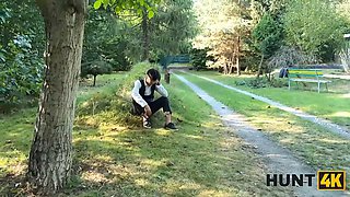 Hunt4k. chesty red haired seduced a stranger and fucked him in front of her boyfriend