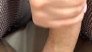 She Slaps My Balls and Jerks My Cock