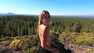 Public Blowjob on a Mountain Top