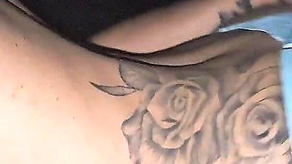 A Penis Flashing on a Rainy Night for Two Brunettes on the Street