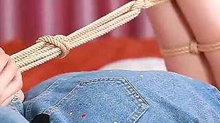 The Rope Restraints of the Barefoot Girlfriend