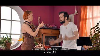 Nymfa seduces young neighbor with moaning and wild sex