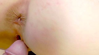 First Giant Twat Creampie & Anal Gape For Stepdaughter
