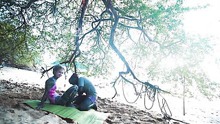 Plastic mantrap's threesome sex