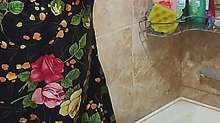 Pussy and Ass Masturbation in Bathroom
