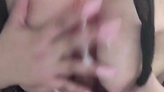 Stacked brunette goes solo toys and masturbation