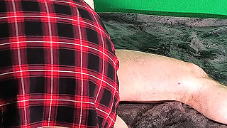 Hot BBW Squirts All Over My Husband's Cock - Real Cuckquean Wife Watches and Helps