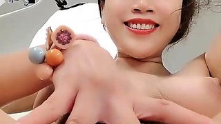 Great close up in japanese teen oral sex pov