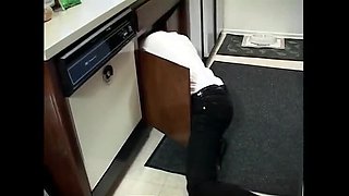 Granny Anastasia Sands Blowjob with Young Man Cum in Mouth