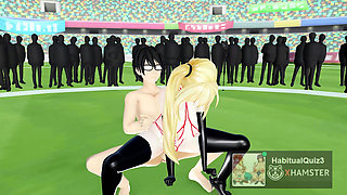 mmd r18 Swing big tits want to fuck lesbian cheating wife milf bbc erotic 3d hentai dildo anal