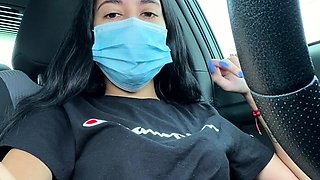 Amateur blondie solo anal masturbation