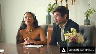 MODERN-DAY SINS - Groom FREE USES Hot Bride Gizelle Blanco In Front Of Their Witnesses: Porn