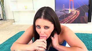Brad gets a steamy foot rub from Hope in her stilettos