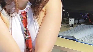 Innocent Schoolgirl Was Left with the Professor After Class