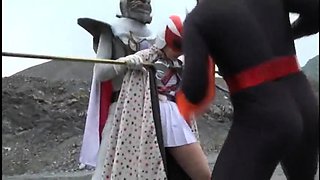 Kinky Oriental babe in a funny uniform enjoys hardcore sex