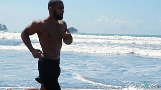 Stallion's Wild Beach Passion in a Steamy Encounter