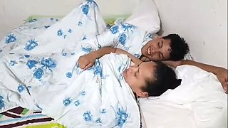 StepMom Shares Bed With StepSon - Hot Colombian MILF Can't Resist His Big Cock In Her Tight Pussy