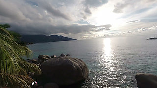 Underwater fuck in paradise infinitypool