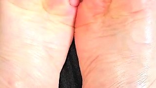 Foot fetish Handjob POV