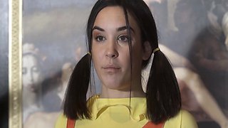 Pigtailed sex with cheating bride Clara Ortiz and Bianca Mia