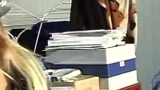 Secretary Tied to Chair Tapegagged