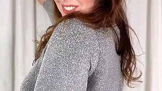 Great Big Boobs On Masturbating Redhead