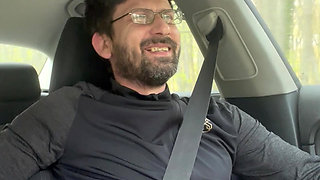 She Couldn't Wait - MILF Blowjob & Handjob While Driving - Public Car Sex Kingyordanov