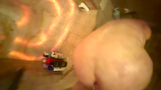 Granny anal n shower