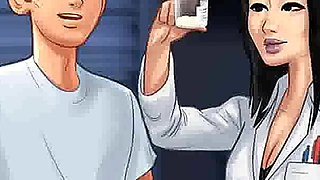 Summertime saga: Japanese professor is milking a student in her office ep 177