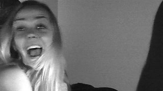 Awesome Big Boobs Blonde Masturbates In The Shower