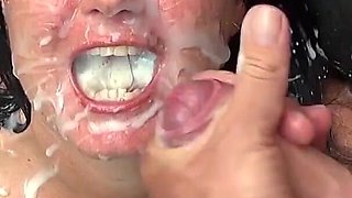 My Most Extreme Cumshots! Liters of Sperm in the Fuck Face!