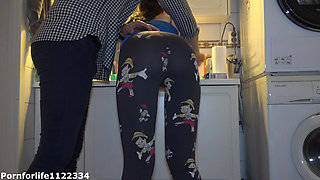 Sugardaddy Spanked My Ass in Bathroom with Belt, Hand and Hairbrush Because I Was a Dirty Girl