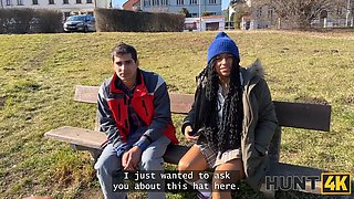 Hunt4k. such a supreme fuck for cash in the car