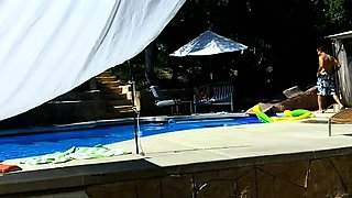 Amateur real small titted party teen slammed in gym class