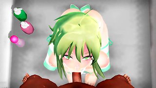 Gumi Blowjob MMD