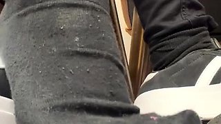 Black Amateur Explore Hot Foot Fetish
