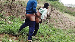 After college holidays, young Indian desi girl goes to the jungle with her boyfriends - desi village young college girl jungle .