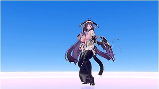 Elf Vtuber Strip Dance Until Naked Supernova Hentai Mmd