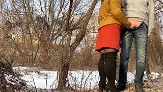 Hot Ukrainian Step Mom Pisses Outside With Me In Pantyhose - Public Doggystyle