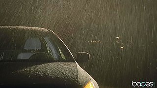 Kendra Spade's Stormy Night Ignites Wild Outdoor Heat