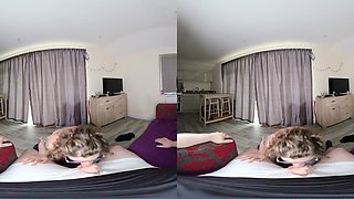 Wonderful fat mom VR amazing porn video